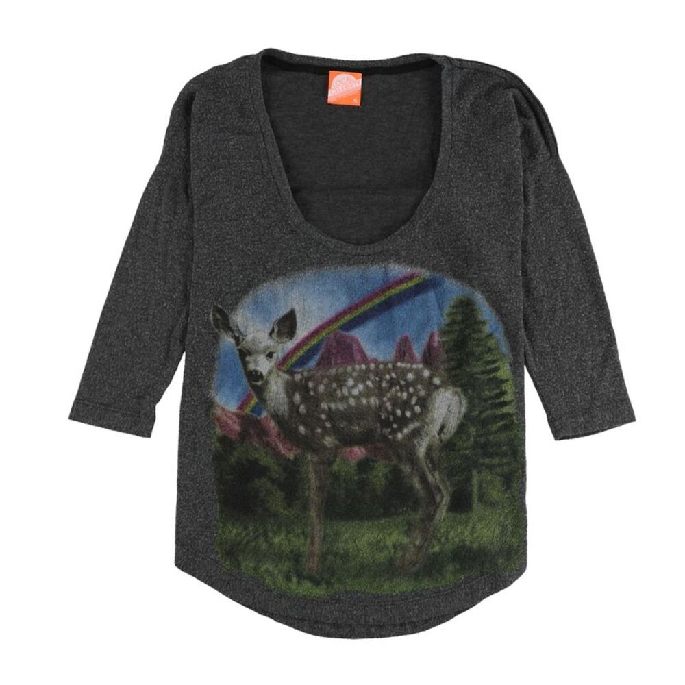 Local Celebrity Womens Deer Graphic T-Shirt, NWT